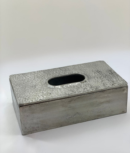 باکس دستمال کاغذی آلومینیومی رنگ سیلور